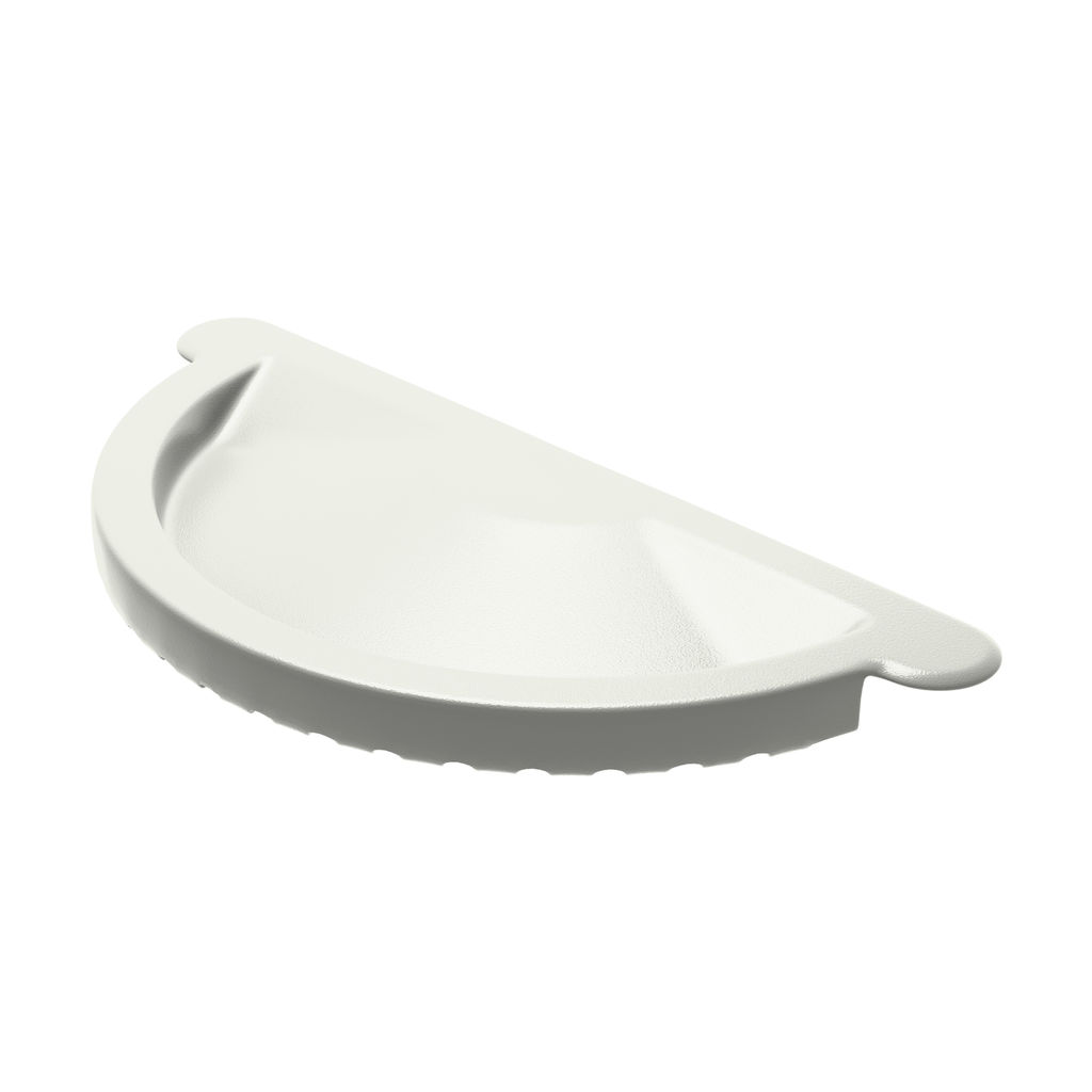 Заглушка желоба Foramina PUR D125/100, RAL 9010
