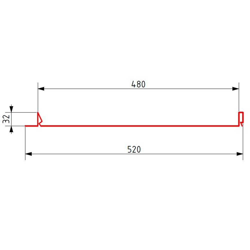 Самозащелкивающийся фальц ARMO 0,5 мм Rooftop Бархат Zn275 RAL9005
