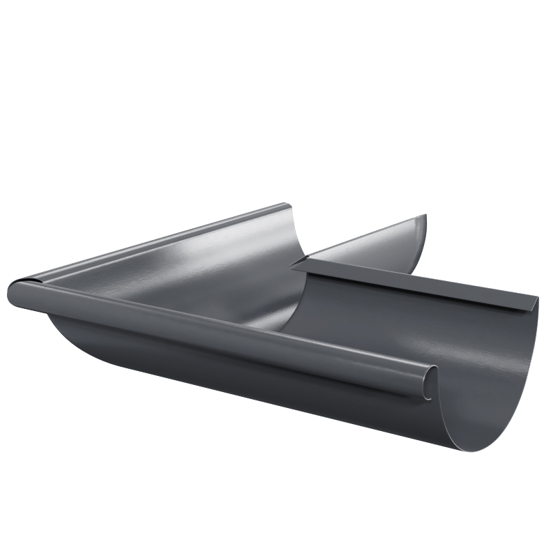 Угол желоба наружный 90° Foramina PUR D125/100, RAL 7024