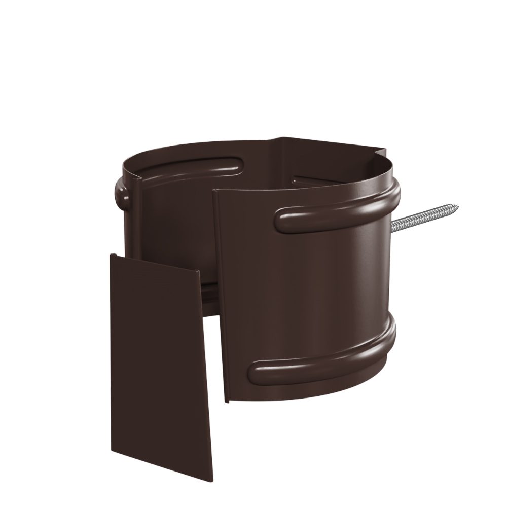 Держатель трубы D100 (на кирпич) Foramina PUR D125/100, RAL 8017
