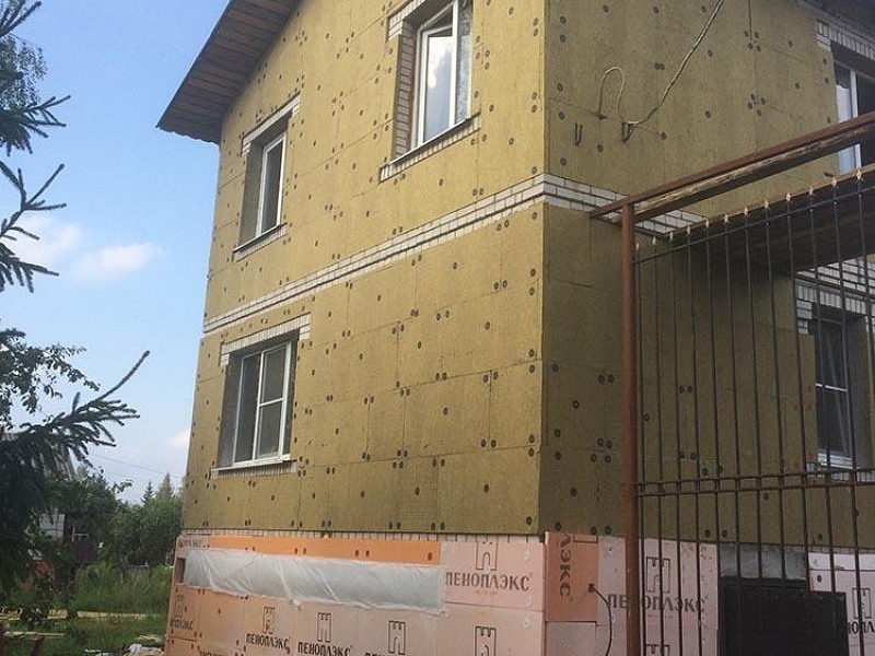 Облицовка фасадными панелями (Кобрино)