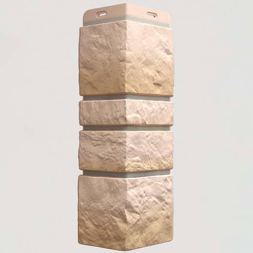 Угол фасадной панели Docke PREMIUM BURG песчаный