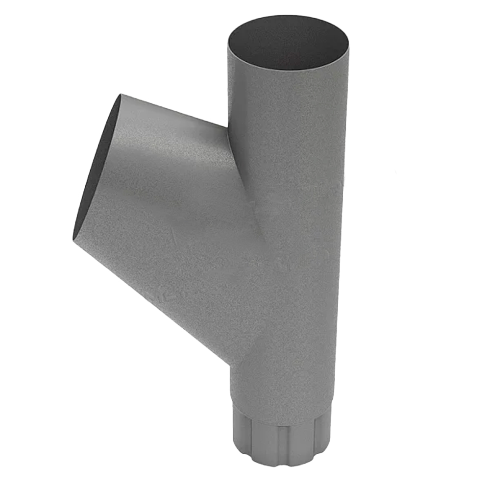 Тройник трубы D100 Foramina Freeze D125/100 grey (серый)