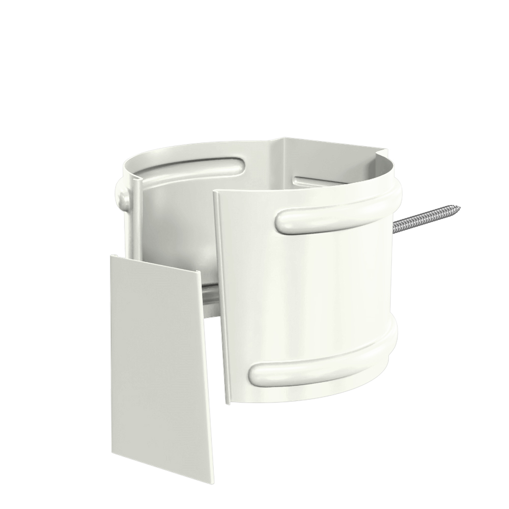 Держатель трубы D100 (на кирпич) Foramina PUR D125/100, RAL 9010
