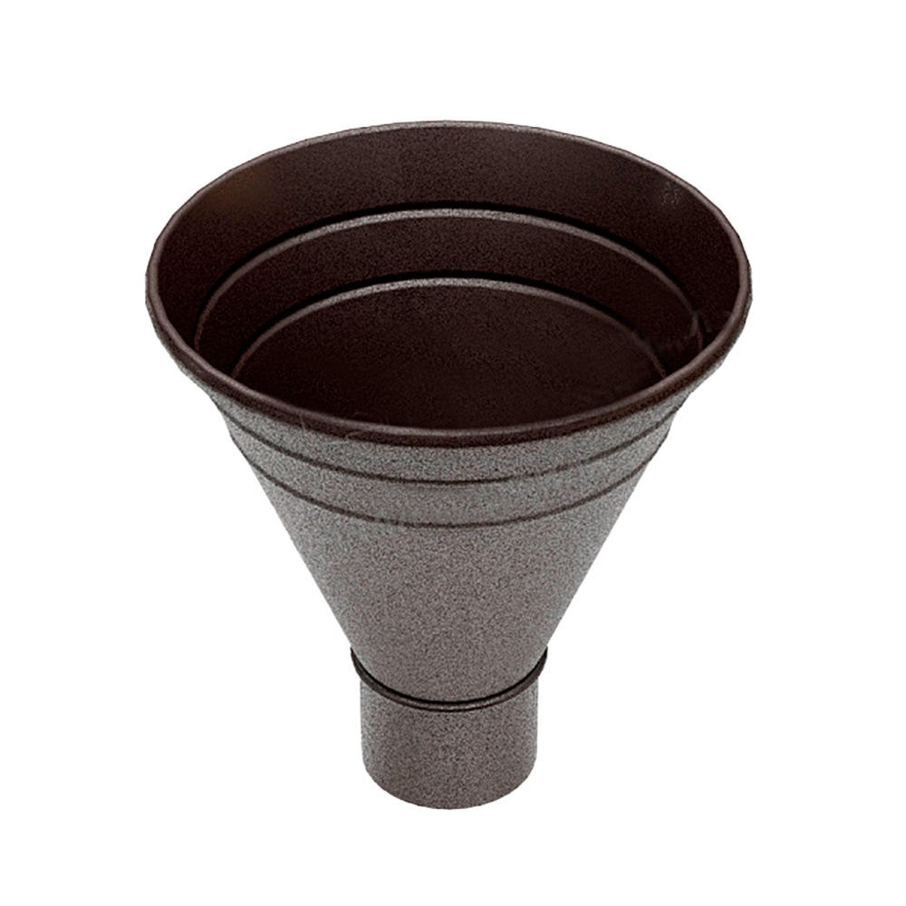 Воронка водосборная D300/100 Foramina Freeze D125/100, dark brown (темно-коричневый)