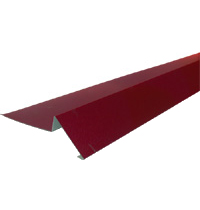 Планка торцевая 13x20x70x25x80х2000мм RAL 3005 темно-красный
