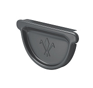 Заглушка универсальная с резиновым уплотнителем PU, 125/90 RAL7024