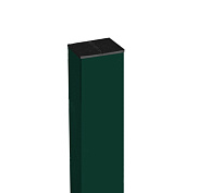 Столб с заглушкой Grand Line 60x40x1,4x2500 RAL 6005 (зеленый)