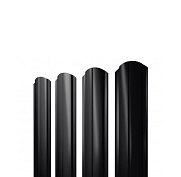 Штакетник Полукруглый Slim Фигурный Grand Line 0,5 Satin Мatt RAL 9005