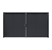 Ворота Grand Line Эстет 2,0x3,6 RAL 7024 (серый)