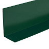 Планка примыкания верхняя 0.45 мм 6005 (темно-зеленый) ПЭ (110x125) 2 м