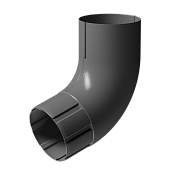 Колено Döcke STAL PREMIUM, 72⁰ D90 Графит