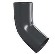 Колено трубы D100 (60°) Foramina PUR D125/100, RAL 7024