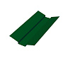Накладка ендовы 0.45 мм 6005 (темно-зеленый) РЕ (80x25x75x25x80) 2 м