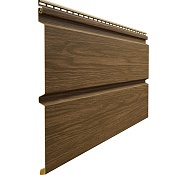 Сайдинг Docke LUX Брус D6S (Миндаль)