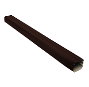 Труба прямоугольная Grand Line Vortex Matt 1м RAL 8017