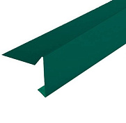 Планка торцевая для гибкой черепицы SHINGLAS (зеленая RAL 6005)