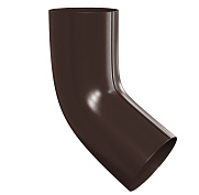 Колено сливное D100 (60°) Foramina PUR D125/100, RAL 8017