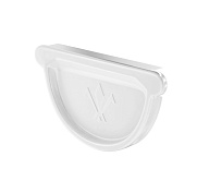 Заглушка универсальная с резиновым уплотнителем PU, 125/90 RAL9003