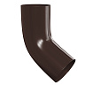 Колено трубы D100 (60°) Foramina PUR D125/100, RAL 8017