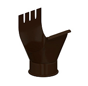 Воронка выпускная Foramina Freeze D125/100 dark brown (темно-коричневый)