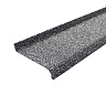 Планка цокольная HAUBERK 1250х85 мм с посыпкой Сланец