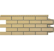 Фасадная панель Grand Line Клинкерный кирпич Design Песочный (шов RAL 7006)