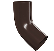 Колено трубы D100 (60°) Foramina PUR D125/100, RAL 8017