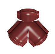 Тройник Y-образный для полукруглого конька Grand Line, Satin
