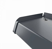 Отлив металлический 4For + STOPPER, 100 мм RAL 7024 (серый)