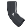 Колено трубы D100 (60°) Foramina PUR D125/100, RAL 7024