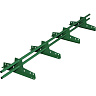 Снегозадержатель TEKTA EURO d-25(круг) 6005, 3м