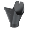 Воронка желоба Aquasystem D 125/90мм RAL7024 PU