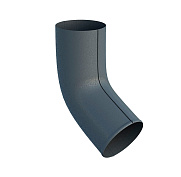 Колено трубы D100 (60°) Foramina Freeze D125/100 grey (серый)