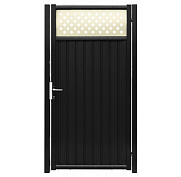 Калитка Grand Line Эстет Плюс 2,0х1 RAL 7024/1013 (серый)