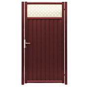 Калитка Grand Line Эстет Плюс 2,0х1 RAL 3005/1014 (красный)