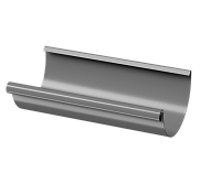 Желоб полукруглый Döcke STAL PREMIUM 125мм, 3 м Графит RAL 7024