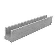 Standart Park Лоток водоотводной BetoMax Basic бетонный с вертиальным выпуском H=125