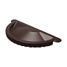 Заглушка желоба Foramina PUR D125/100, RAL 8017