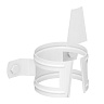 Держатель трубы D100 (на дерево) Foramina PUR D125/100, RAL 9010