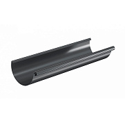 Желоб водосточный Aquasystem 3000 мм D 90 RAL7024 PU