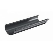 Желоб водосточный Aquasystem 3000 мм D 90 RAL7024 PU