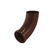 Отвод трубы декорированный Aquasystem PU, 125/90 RAL8017